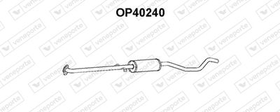  OP40240 VENEPORTE Средний глушитель выхлопных газов