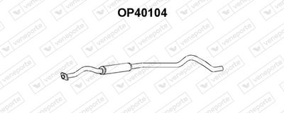  OP40104 VENEPORTE Предглушитель выхлопных газов