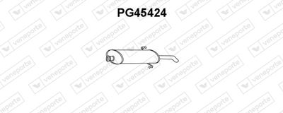  PG45424 VENEPORTE Глушитель выхлопных газов конечный