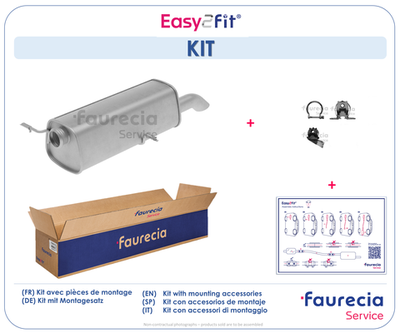  FS45422 Faurecia Глушитель выхлопных газов конечный