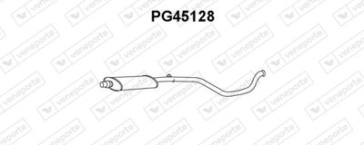  PG45128 VENEPORTE Средний глушитель выхлопных газов