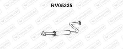  RV05335 VENEPORTE Предглушитель выхлопных газов