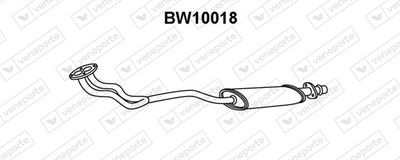  BW10018 VENEPORTE Предглушитель выхлопных газов