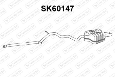  SK60147 VENEPORTE Глушитель выхлопных газов конечный