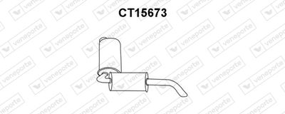  CT15673 VENEPORTE Глушитель выхлопных газов конечный