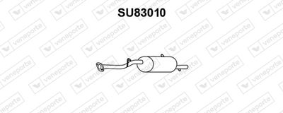  SU83010 VENEPORTE Глушитель выхлопных газов конечный