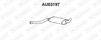  AU03197 VENEPORTE Предглушитель выхлопных газов