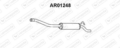  AR01248 VENEPORTE Глушитель выхлопных газов конечный