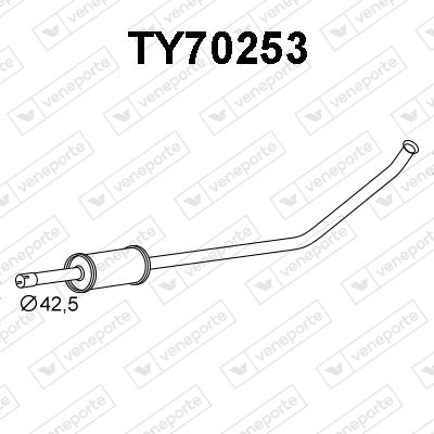  TY70253 VENEPORTE Предглушитель выхлопных газов