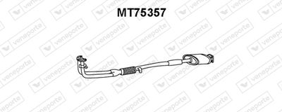  MT75357 VENEPORTE Предглушитель выхлопных газов