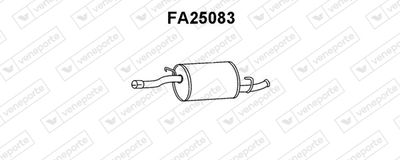  FA25083 VENEPORTE Глушитель выхлопных газов конечный