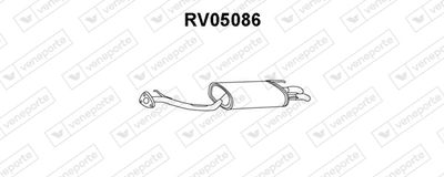  RV05086 VENEPORTE Глушитель выхлопных газов конечный