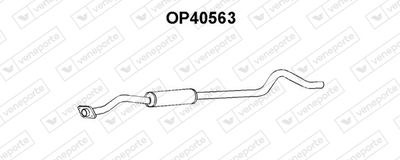  OP40563 VENEPORTE Предглушитель выхлопных газов