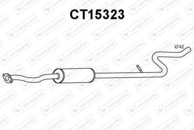  CT15323 VENEPORTE Предглушитель выхлопных газов