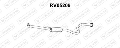  RV05209 VENEPORTE Предглушитель выхлопных газов