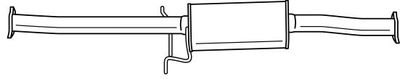  34403 SIGAM Средний глушитель выхлопных газов