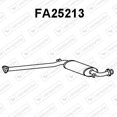  FA25213 VENEPORTE Предглушитель выхлопных газов