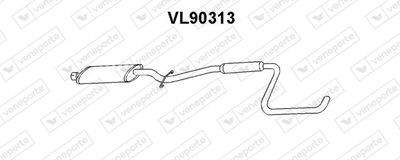  VL90313 VENEPORTE Предглушитель выхлопных газов