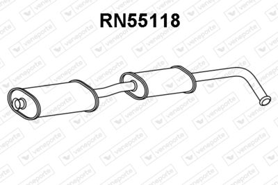  RN55118 VENEPORTE Средний глушитель выхлопных газов