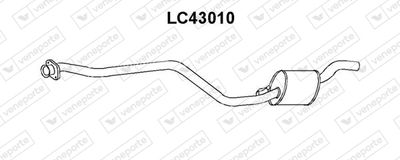  LC43010 VENEPORTE Средний глушитель выхлопных газов