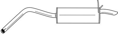  49610 SIGAM Глушитель выхлопных газов конечный