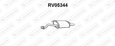  RV05344 VENEPORTE Глушитель выхлопных газов конечный