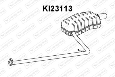  KI23113 VENEPORTE Глушитель выхлопных газов конечный