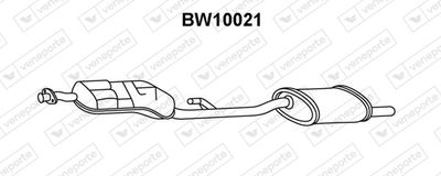  BW10021 VENEPORTE Глушитель выхлопных газов конечный