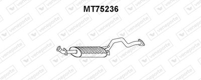  MT75236 VENEPORTE Глушитель выхлопных газов конечный