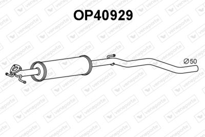  OP40929 VENEPORTE Предглушитель выхлопных газов