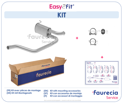  FS15170 Faurecia Предглушитель выхлопных газов