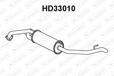  HD33010 VENEPORTE Глушитель выхлопных газов конечный