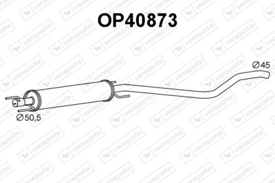  OP40873 VENEPORTE Предглушитель выхлопных газов