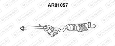  AR01057 VENEPORTE Глушитель выхлопных газов конечный