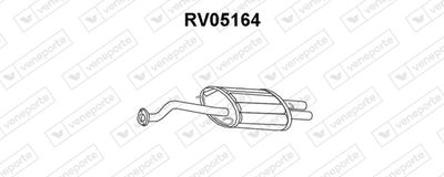  RV05164 VENEPORTE Глушитель выхлопных газов конечный