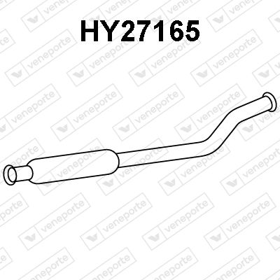  HY27165 VENEPORTE Предглушитель выхлопных газов