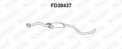  FD30437 VENEPORTE Предглушитель выхлопных газов