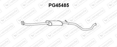  PG45485 VENEPORTE Предглушитель выхлопных газов