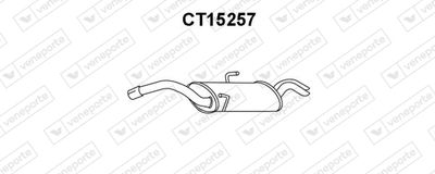  CT15257 VENEPORTE Глушитель выхлопных газов конечный