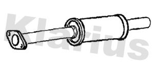  221706 KLARIUS Средний глушитель выхлопных газов