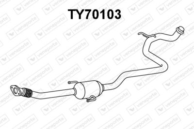  TY70103 VENEPORTE Предглушитель выхлопных газов