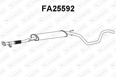  FA25592 VENEPORTE Глушитель выхлопных газов конечный