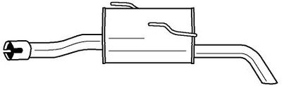  46628 SIGAM Глушитель выхлопных газов конечный