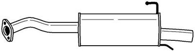  23655 SIGAM Глушитель выхлопных газов конечный