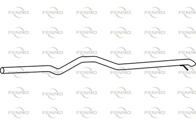  P72203 FENNO Глушитель выхлопных газов конечный