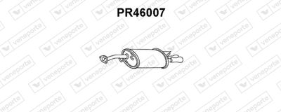  PR46007 VENEPORTE Глушитель выхлопных газов конечный