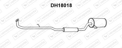  DH18018 VENEPORTE Предглушитель выхлопных газов