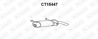  CT15447 VENEPORTE Глушитель выхлопных газов конечный