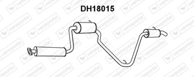  DH18015 VENEPORTE Глушитель выхлопных газов конечный