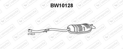  BW10128 VENEPORTE Глушитель выхлопных газов конечный